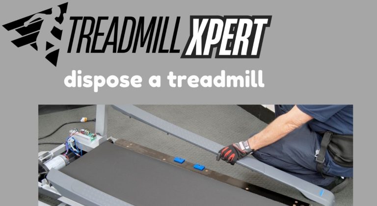 Dispose a treadmill