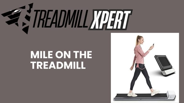 mile on the treadmill
