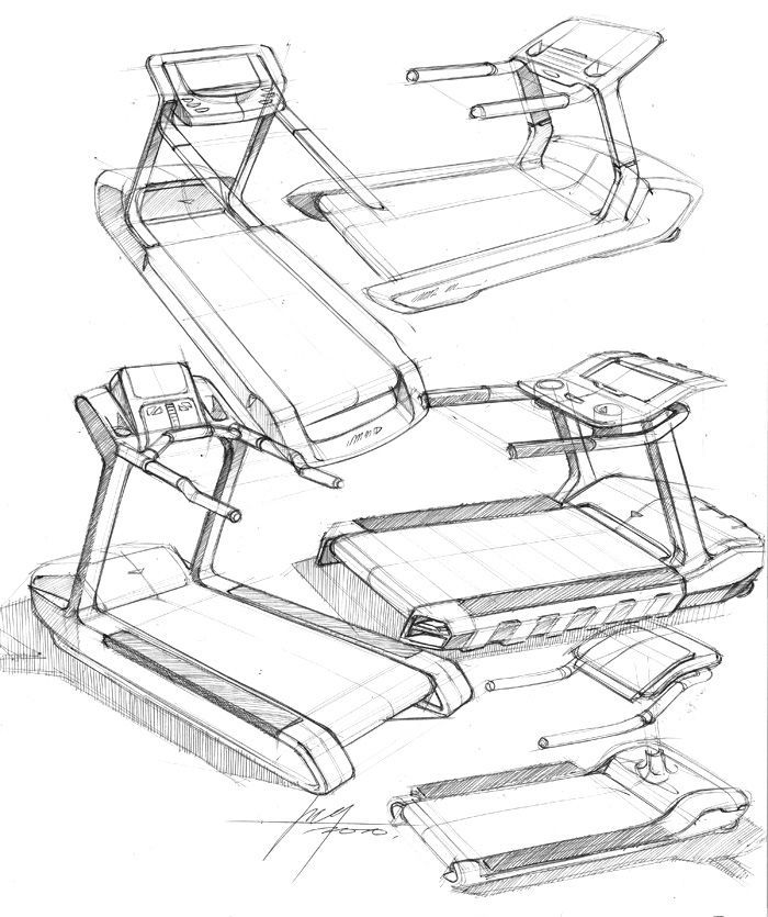 how-to-draw-a-treadmill