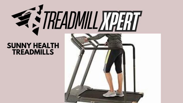 sunny health treadmills