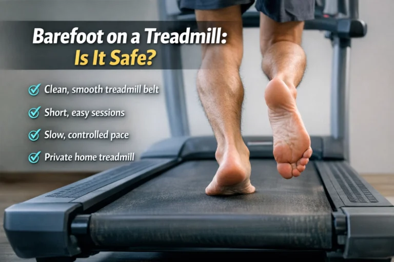 Barefoot on a Treadmill